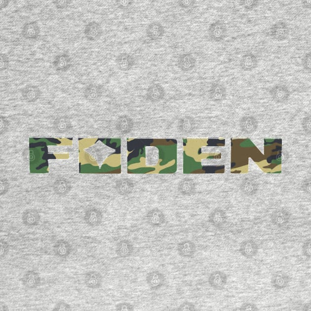 Foden classic 1970s commercial vehicle logo badge camo by soitwouldseem